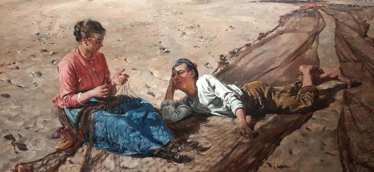  33-Alphonse Moutte-Rimescolando le reti-dettaglio 